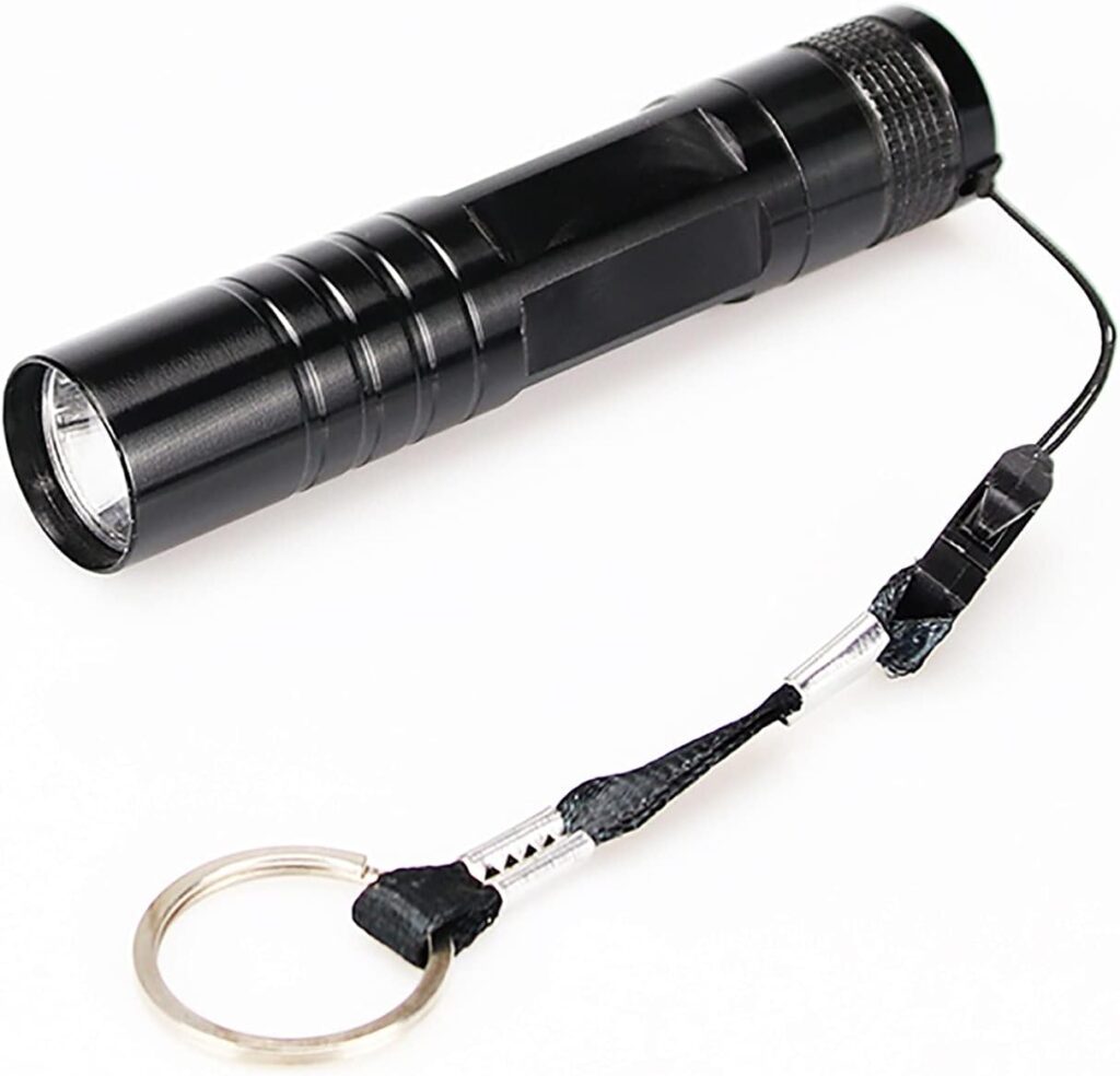3W LED Tactical Small Flashlights-High Powered Flashlight Super Bright Focus Torches Flashlights for Outdoor Camping Hiking Home Emergency Bright Mini Handheld Pocket Flashlights (pat.2)